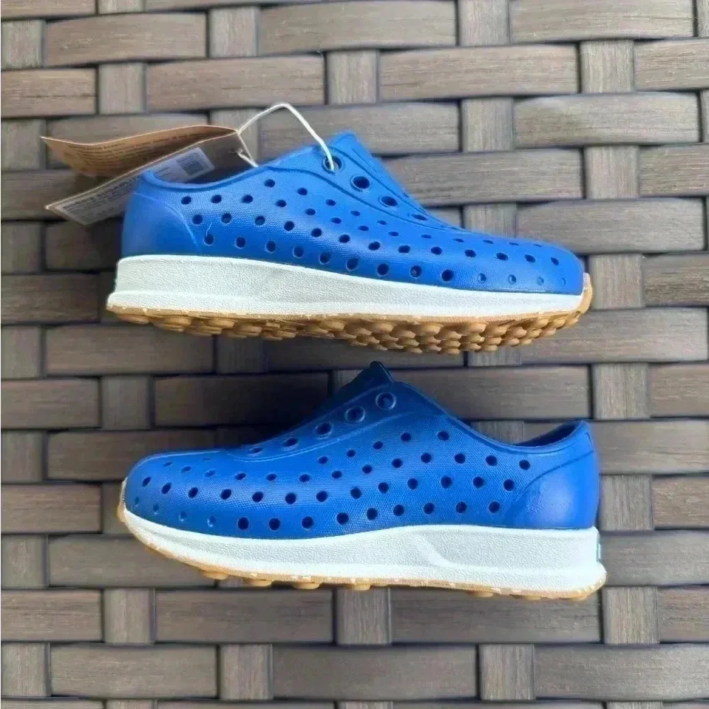 Native Kids Robbie Sugarlite - Victoria Blue/Shell White/Mash‎ Speckle Rubber C6